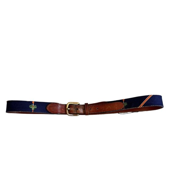 Smathers & Branson needlepoint belt - Picture 1 of 10